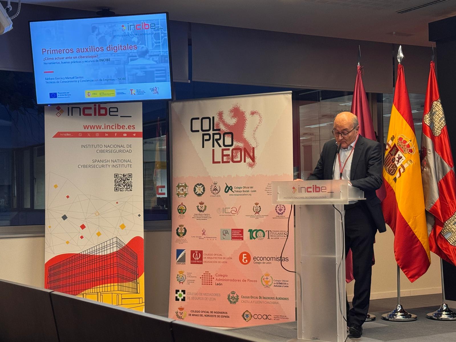 INCIBE y COLPROLeón forman a más de 50 empresas y autónomos en primeros auxilios digitales